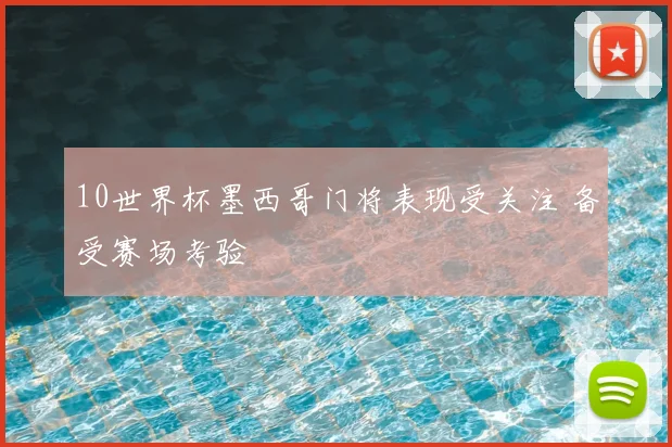 10世界杯墨西哥门将表现受关注 备受赛场考验